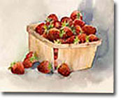 Strawberries print
